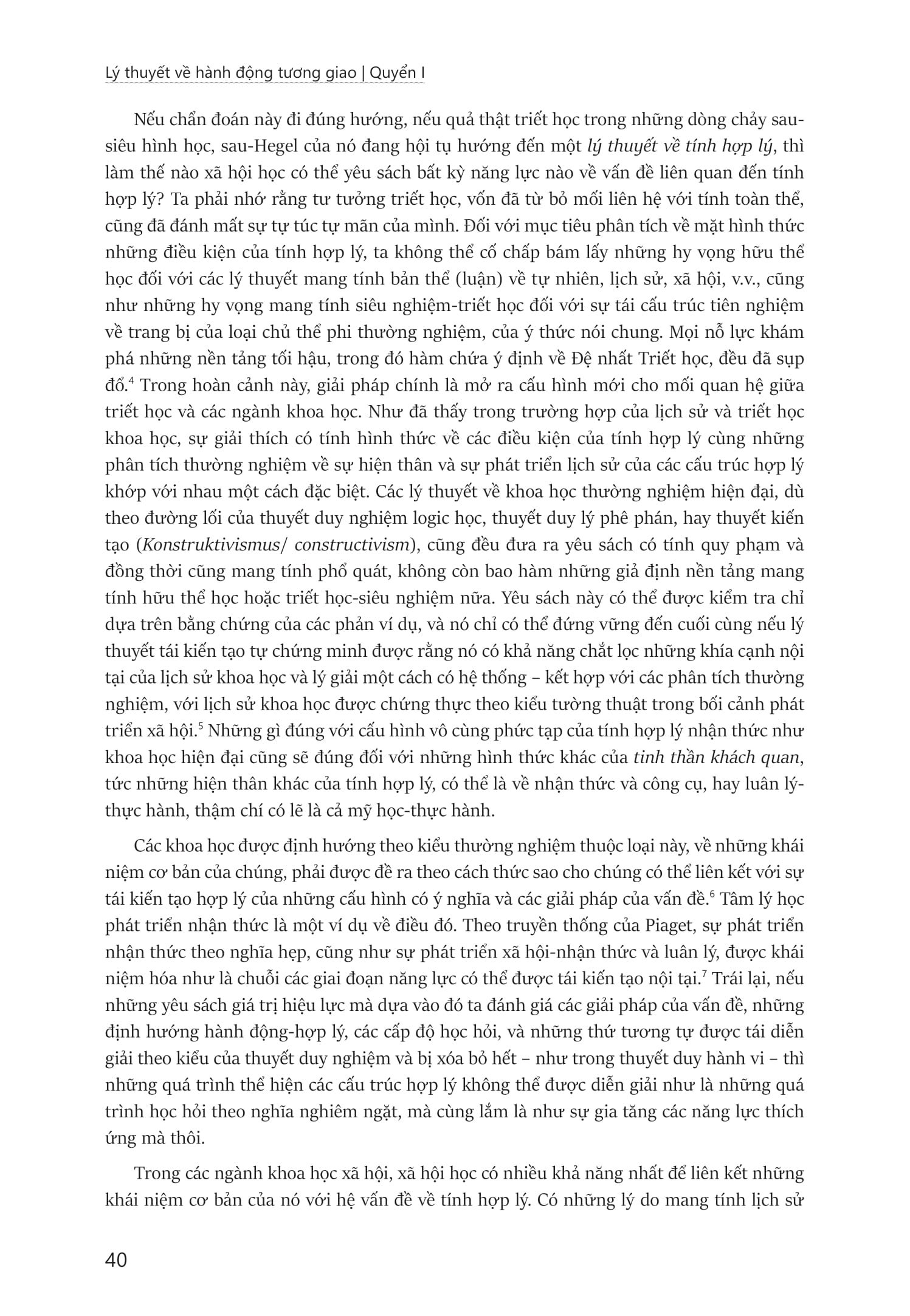 Lý Thuyết Về Hành Động Tương Giao - Theorie Des Kommunikativen Handelns - Bìa Cứng - Ảnh 11