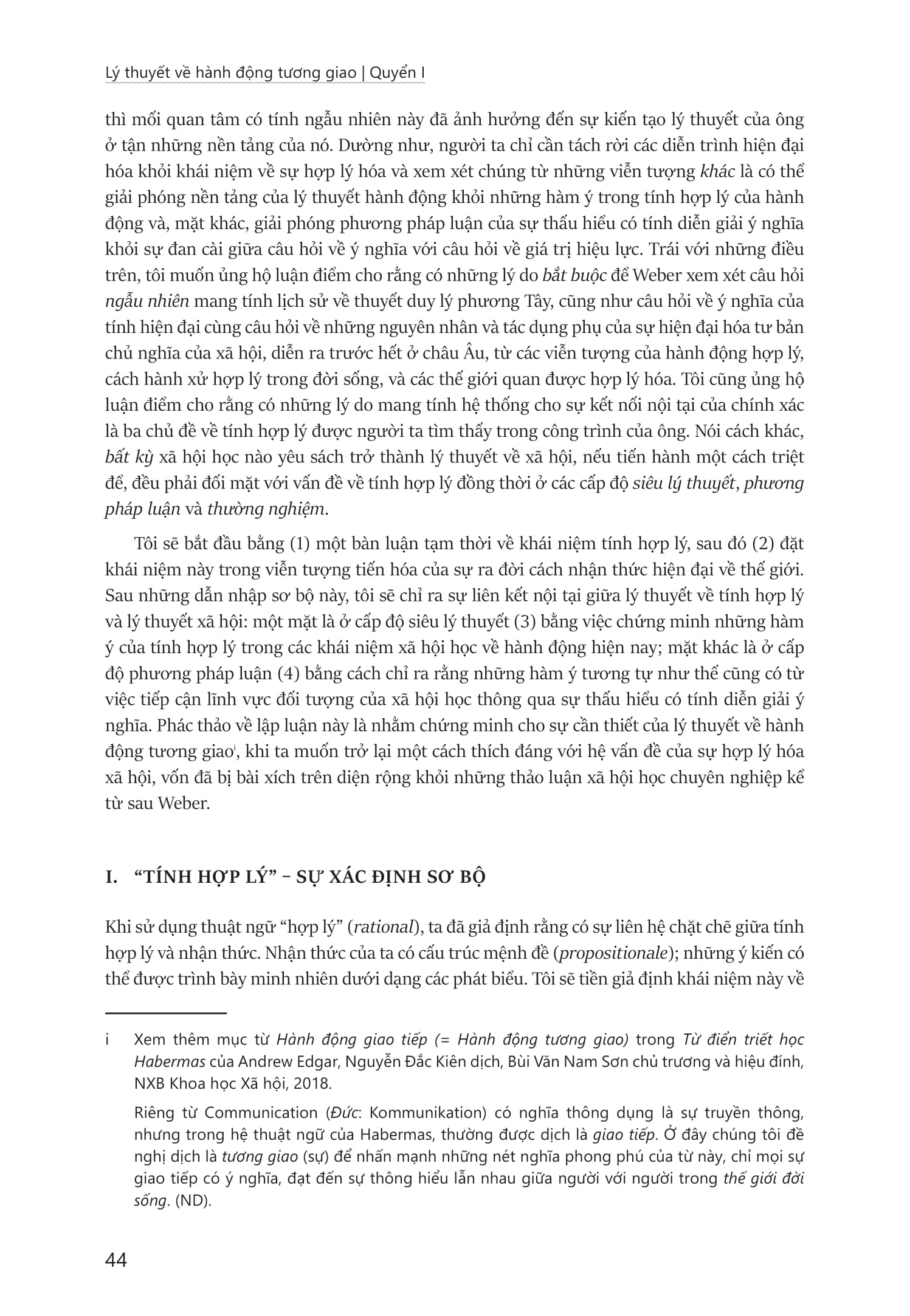 Lý Thuyết Về Hành Động Tương Giao - Theorie Des Kommunikativen Handelns - Bìa Cứng - Ảnh 15