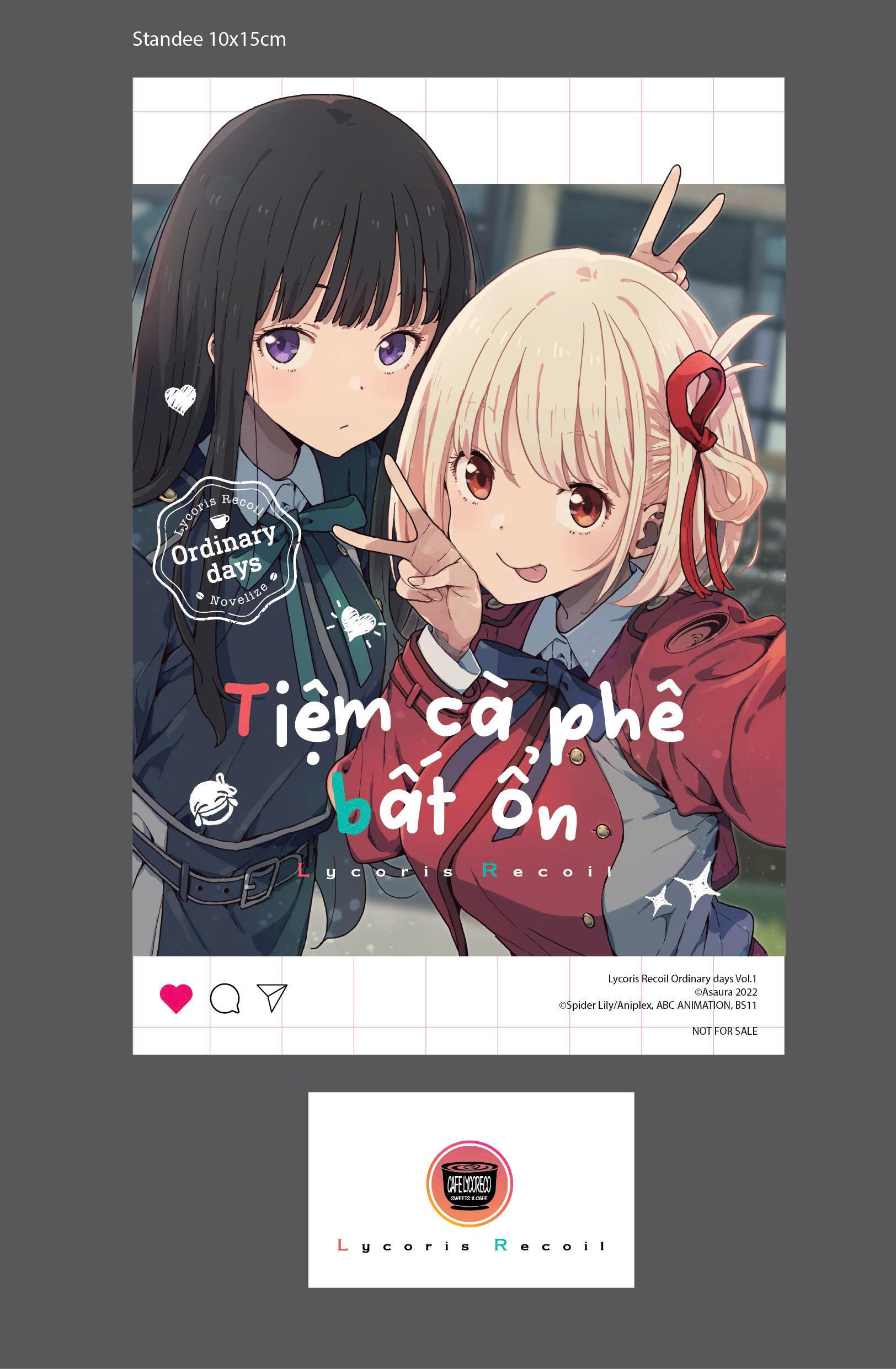 Lycoris Recoil - Ordinary Days - Tiệm Cà Phê Bất Ổn - Bản Đặc Biệt - Tặng Kèm Bookmark + Poster + Standee - Ảnh 5