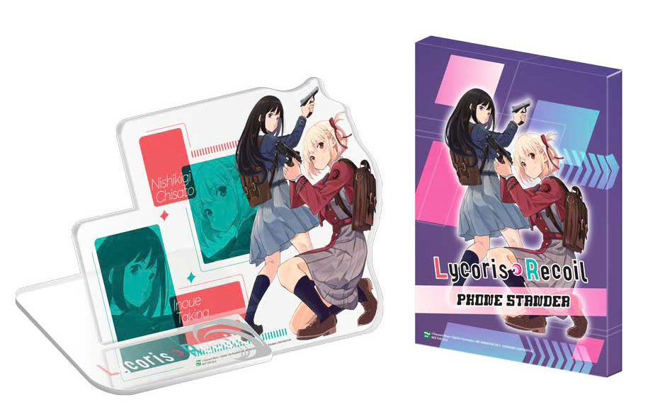 lycoris recoil - tập 1 - bản sưu tầm - tặng kèm card nhân vật + clear card + giá đỡ điện thoại acrylic + set bookmark - Ảnh 5