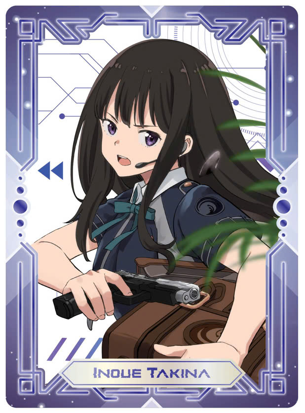 lycoris recoil - tập 2 - bản sưu tầm - tặng kèm 1 card nhân vật + 1 clear card + 2 poster chung 1 ống - Ảnh 3