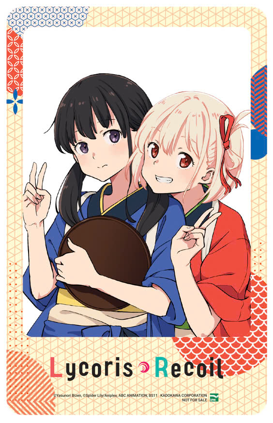 lycoris recoil - tập 2 - bản sưu tầm - tặng kèm 1 card nhân vật + 1 clear card + 2 poster chung 1 ống - Ảnh 4