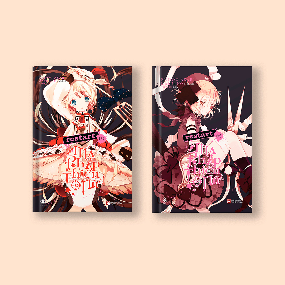 ma pháp thiếu nữ - tập 2 + tập 3 - bản đặc biệt - tặng kèm 2 bookmark nhân vật + 2 postcard + bảng sticker nhân vật + huy hiệu - Ảnh 2