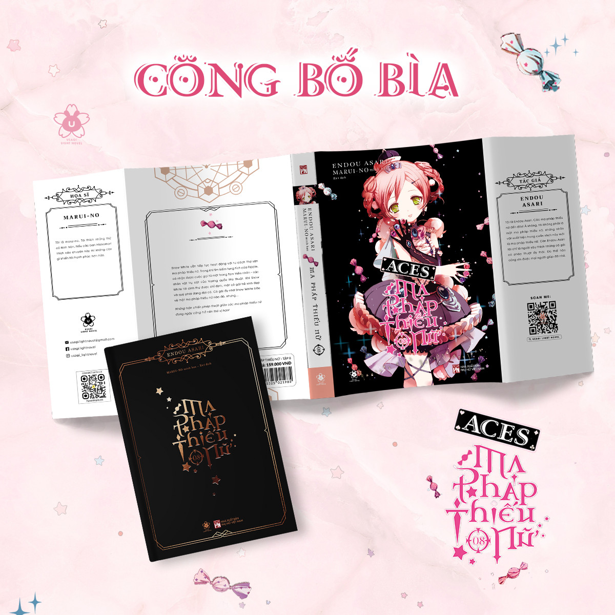 ma pháp thiếu nữ - tập 8 - tặng kèm bookmark nhân vật + postcard - Ảnh 3