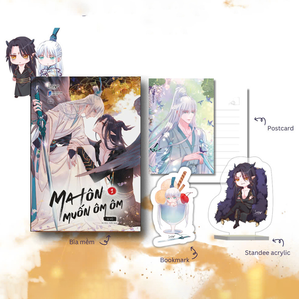 Ma Tôn Muốn Ôm Ôm - Tập 1 - Bản Đặc Biệt - Tặng Kèm Bookmark + Postcard Bồi Cứng + Standee