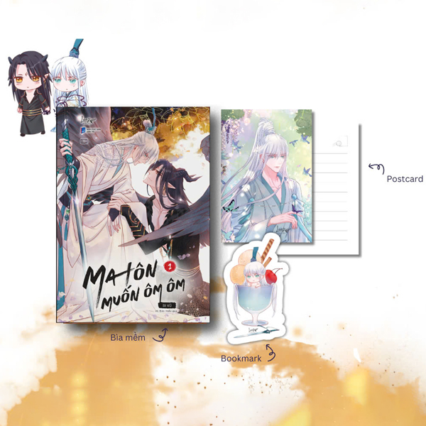 Ma Tôn Muốn Ôm Ôm - Tập 1 - Tặng Kèm Bookmark + Postcard Bồi Cứng