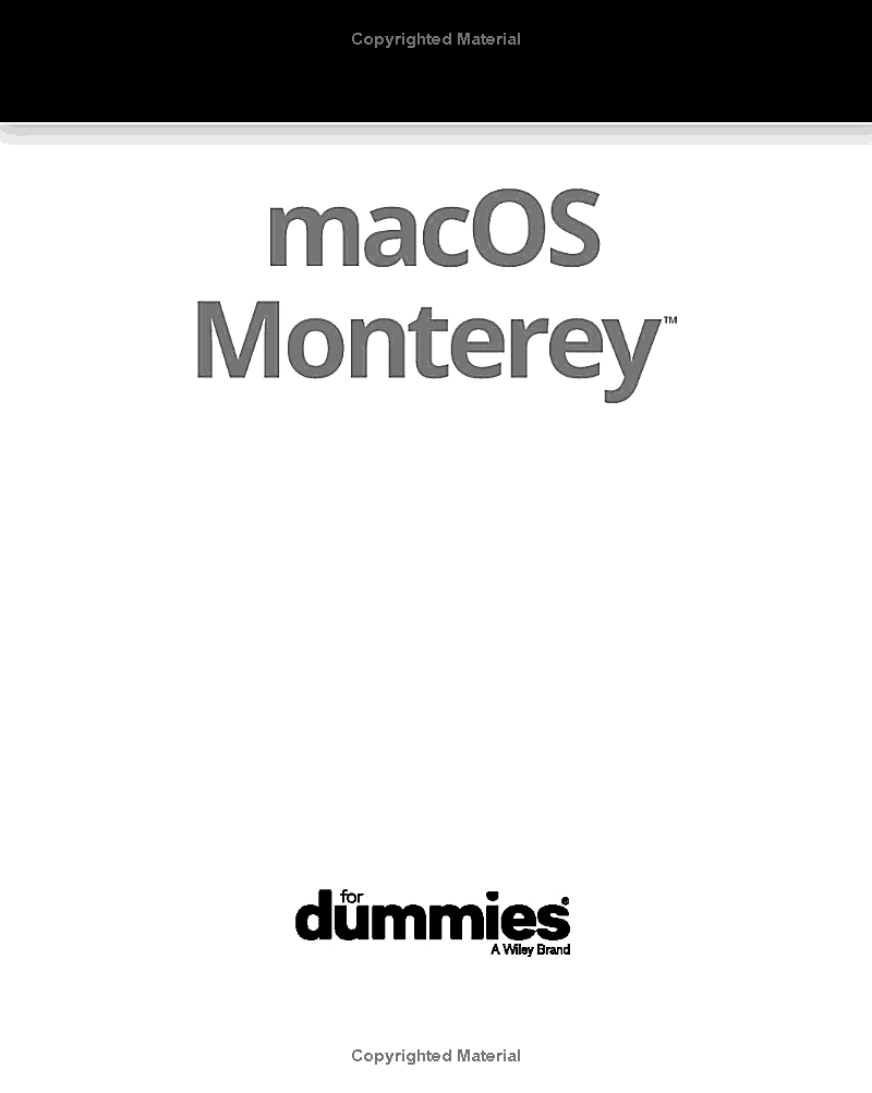 macos monterey for dummies - Ảnh 3