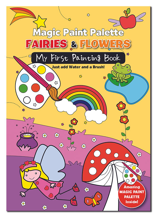 magic paint palette - fairies & flowers - Ảnh 2