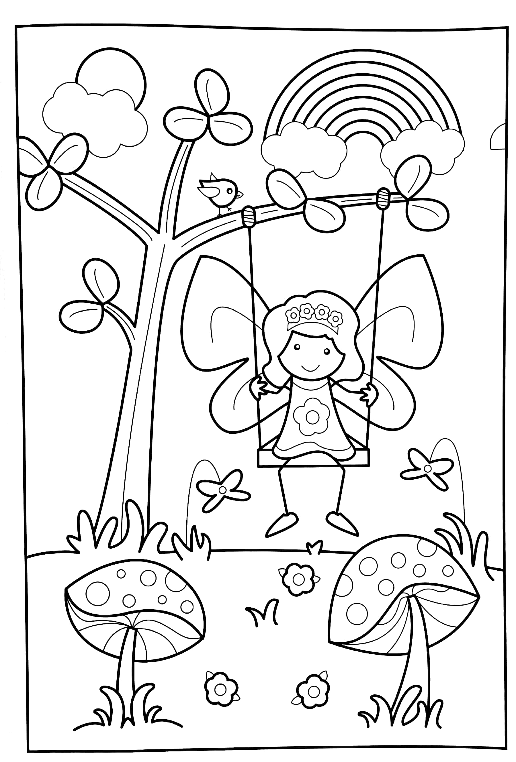 magic paint palette - fairies & flowers - Ảnh 7