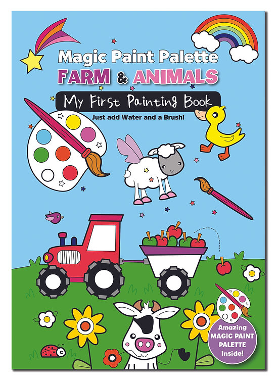 magic paint palette - farm & animals - Ảnh 2