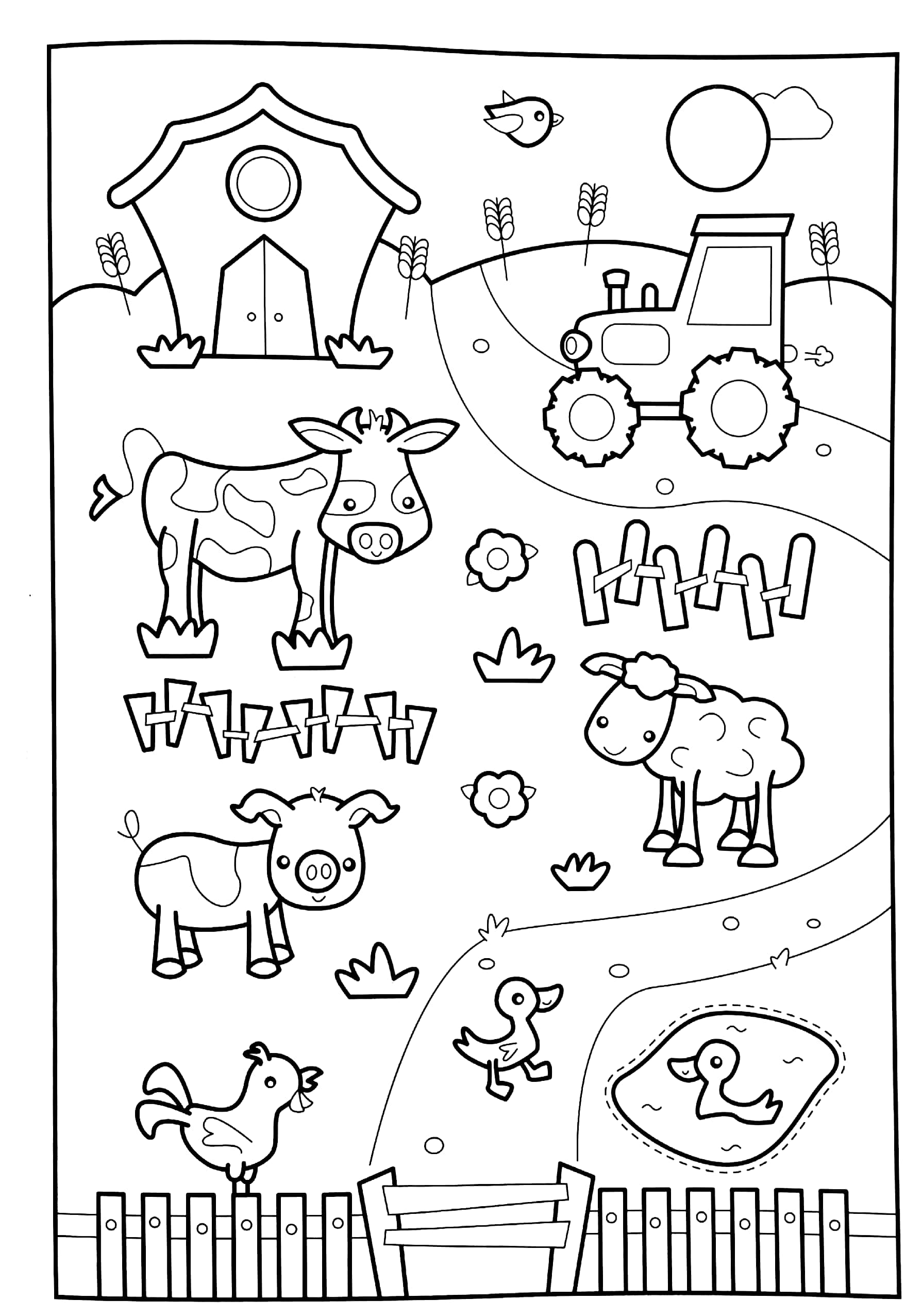 magic paint palette - farm & animals - Ảnh 7