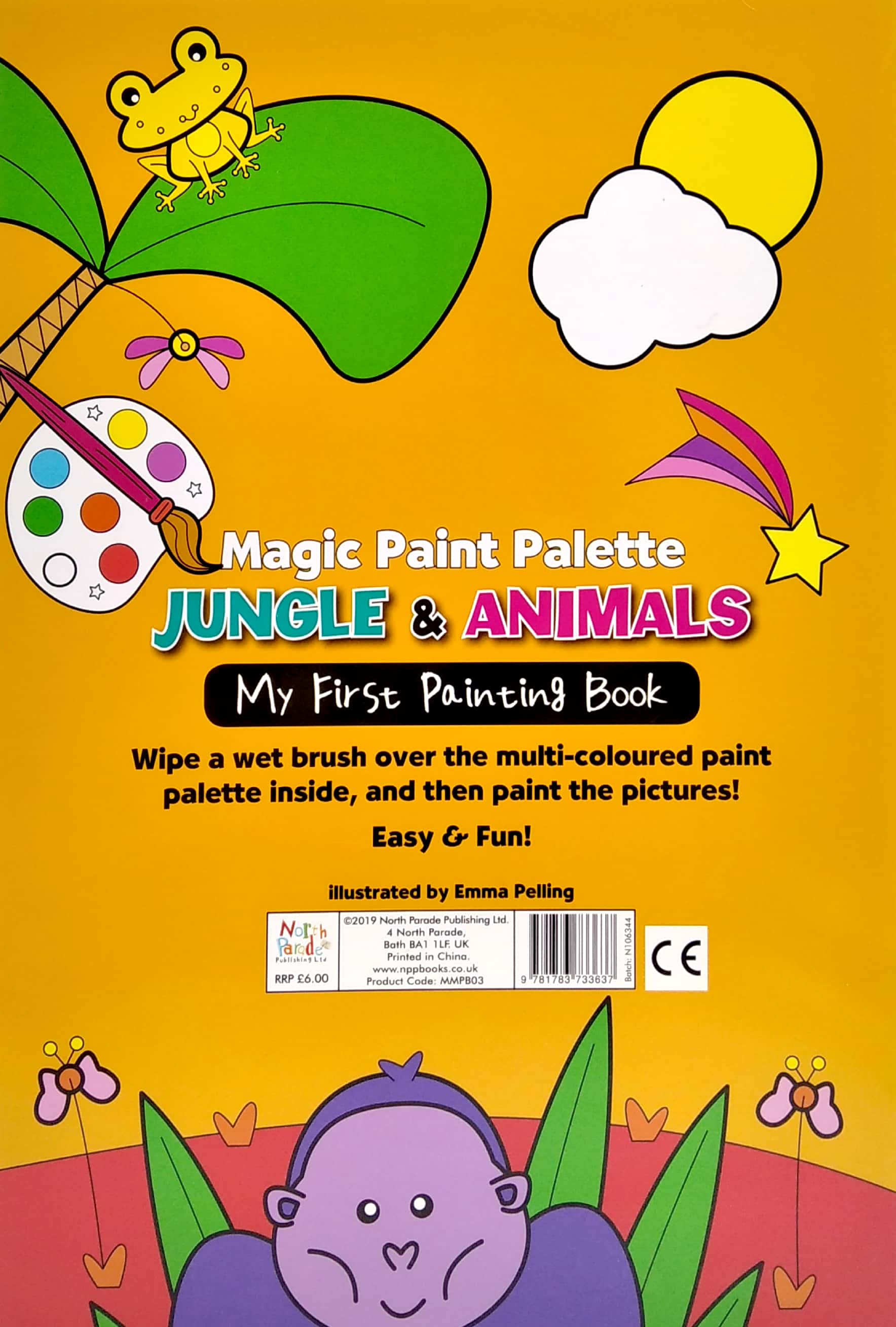 magic paint palette - jungle & animals - Ảnh 6