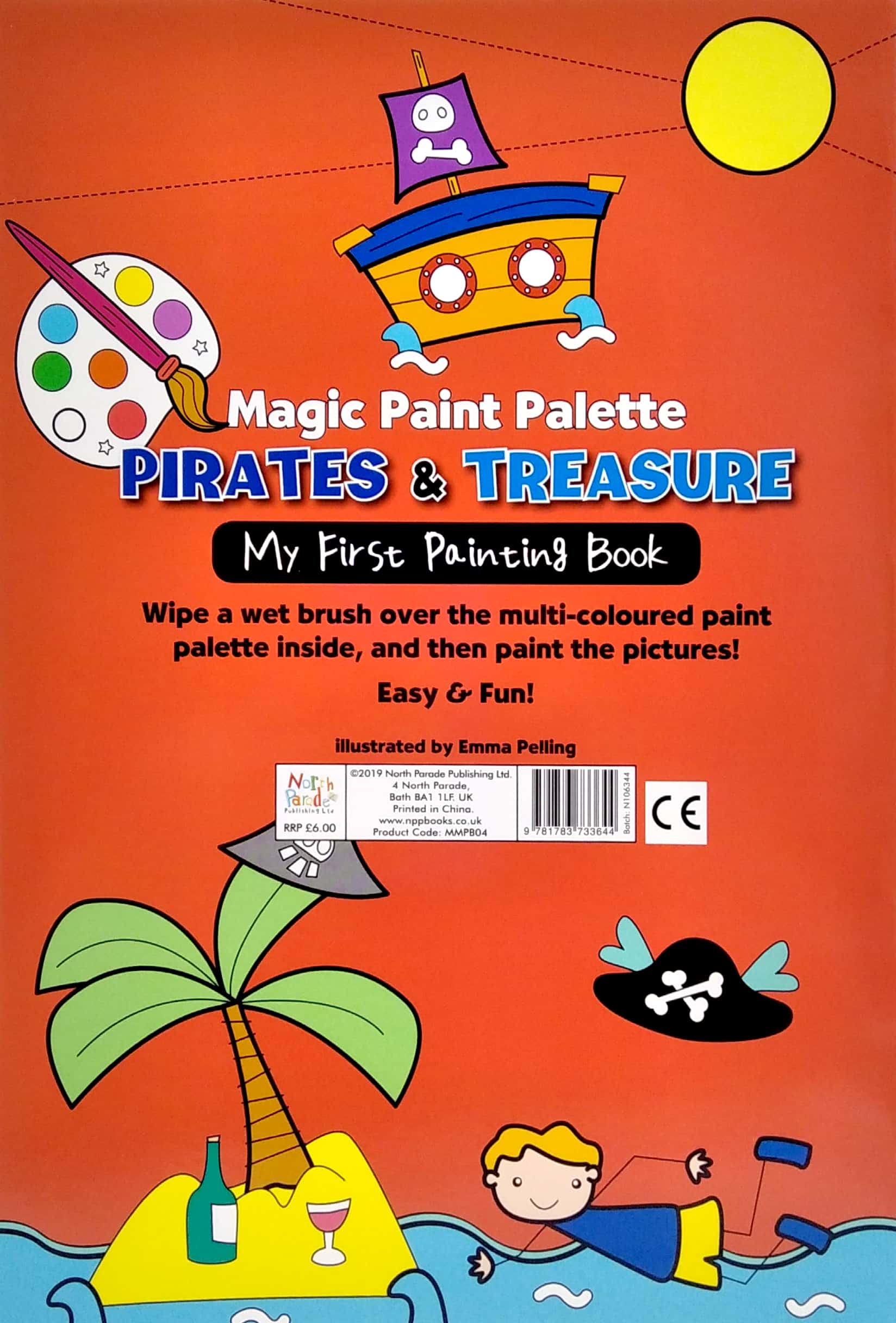 magic paint palette - pirates & treasure - Ảnh 6