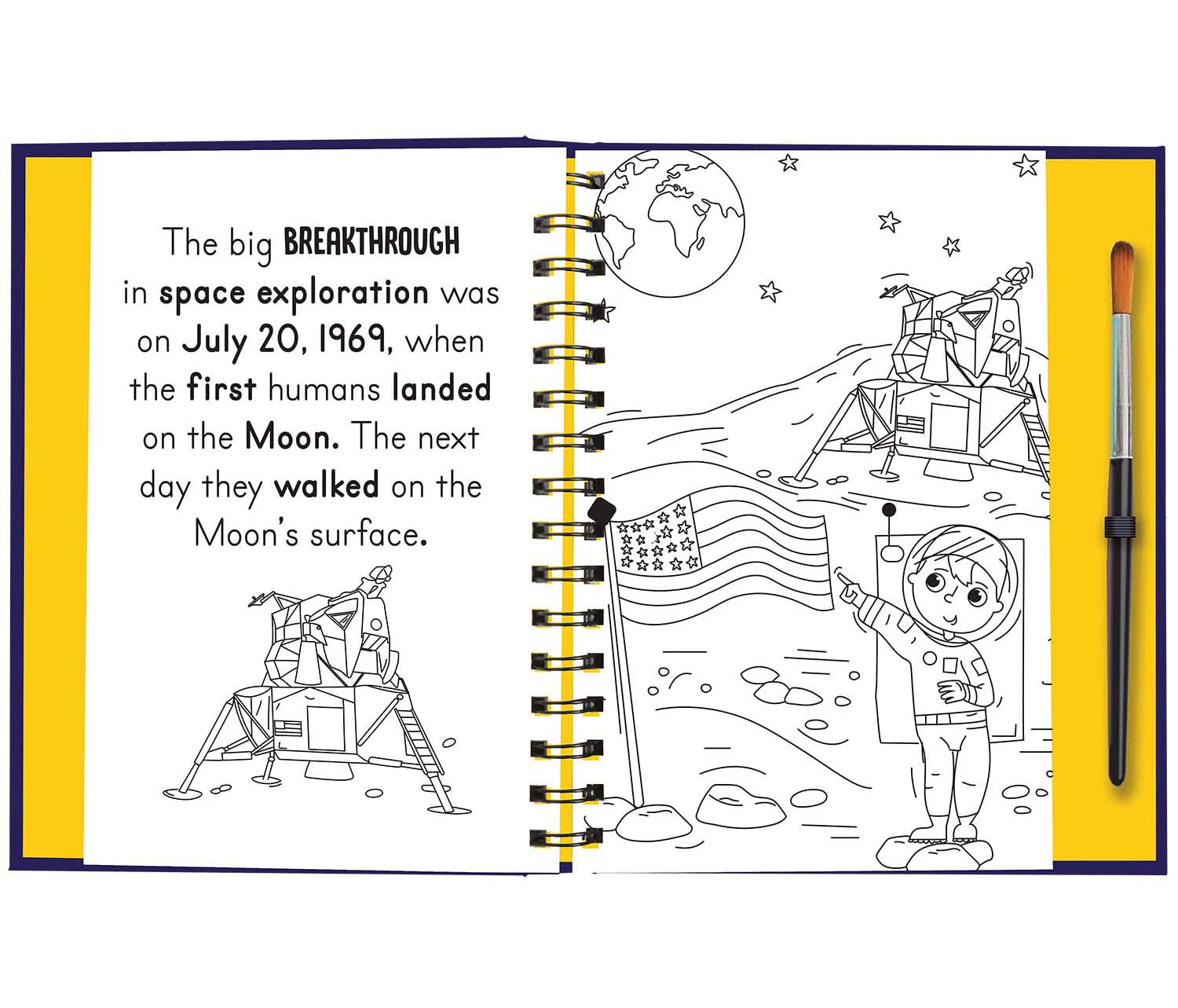 magic water colouring - blast off into space - Ảnh 4