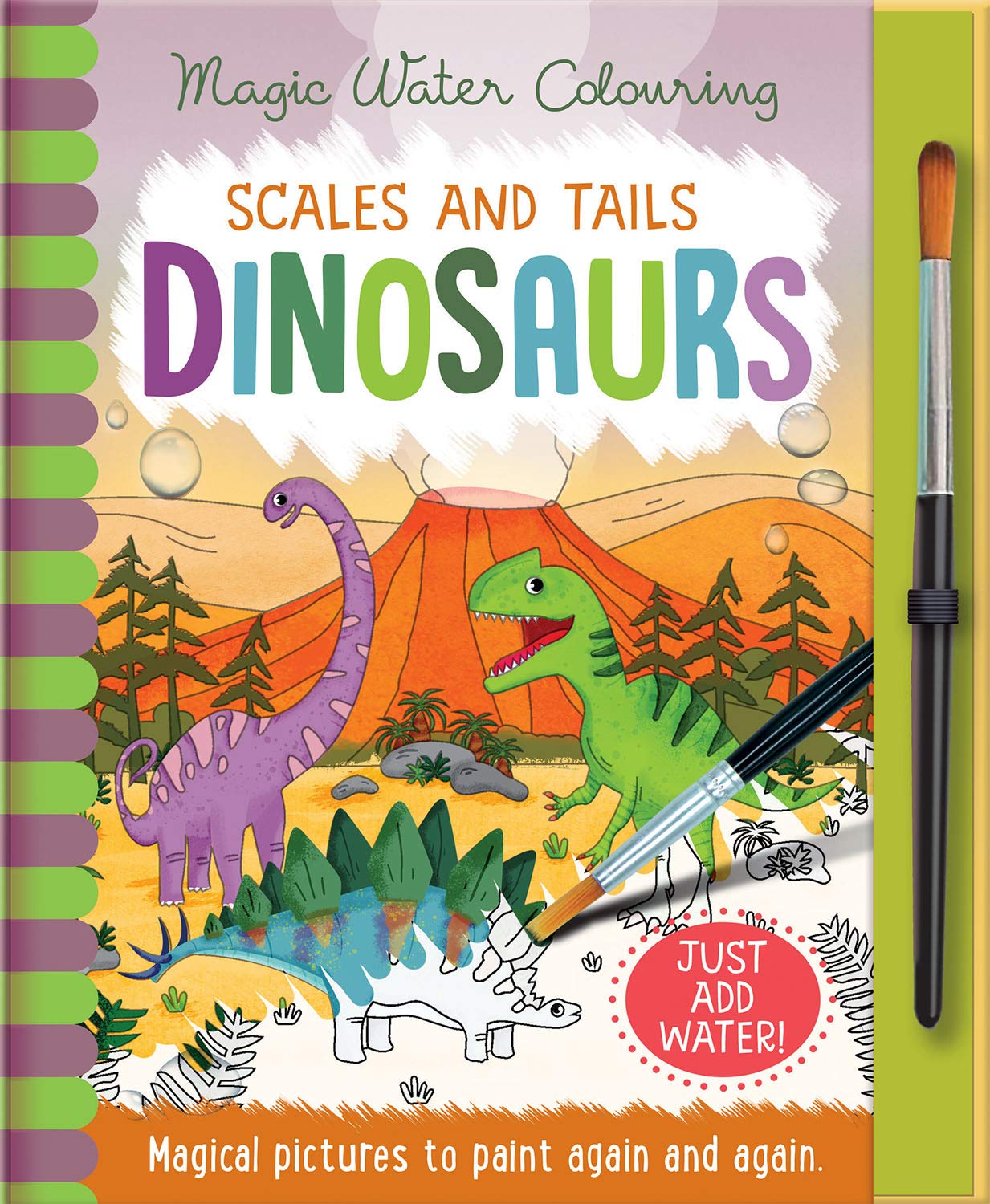 magic water colouring - scales and tails - dinosaurs - Ảnh 2
