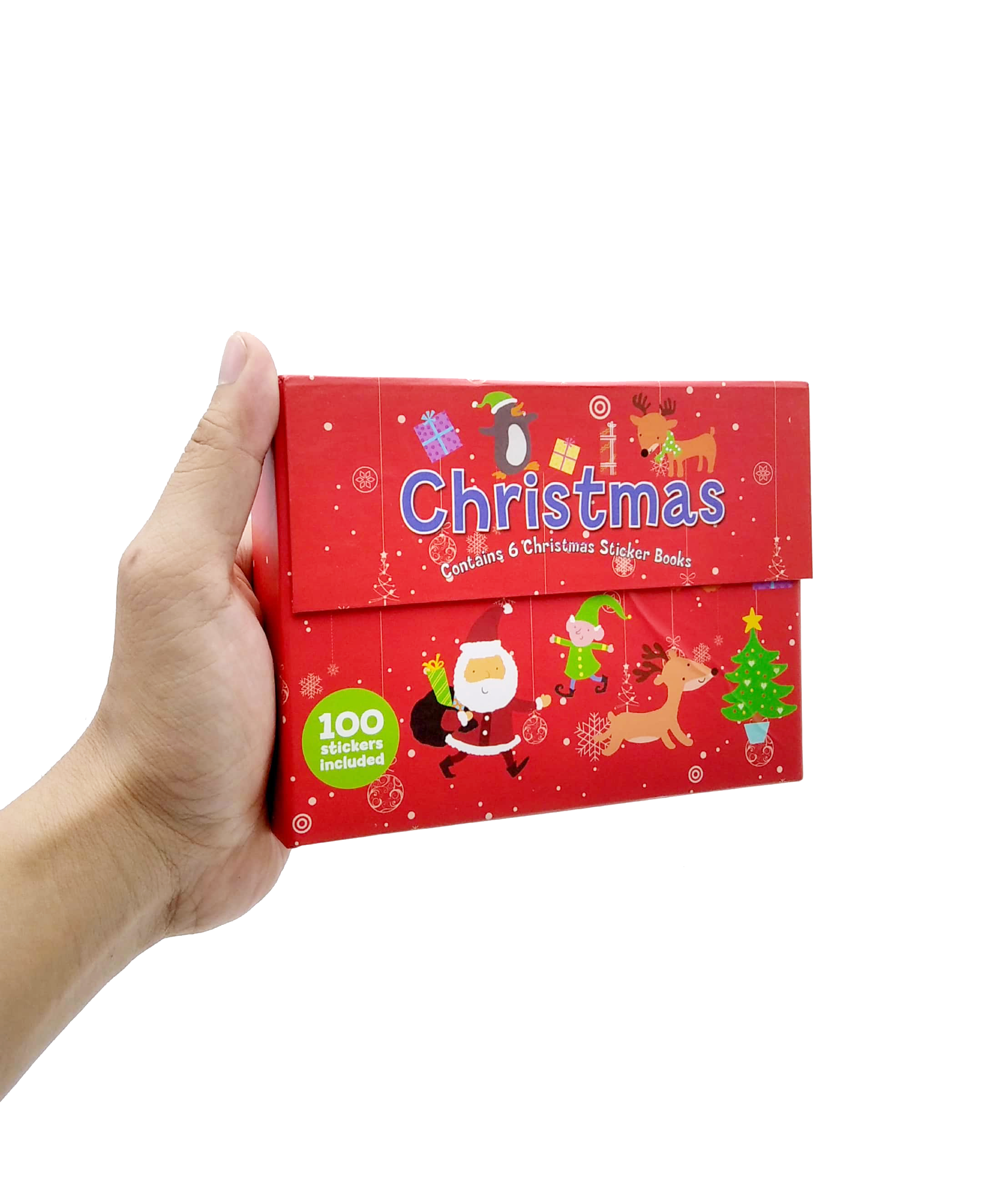 magnetic mini sticker books - xmas red - Ảnh 5