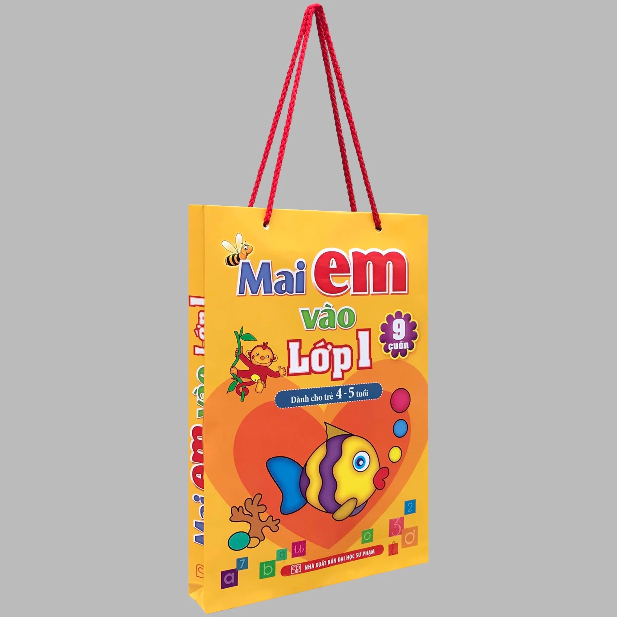 mai em vào lớp 1 - dành cho trẻ 4-5 tuổi ( túi 9 cuốn) (tái bản 2019) - Ảnh 2