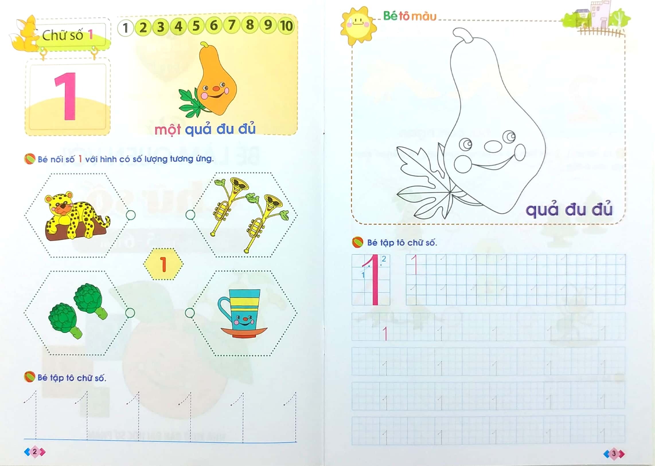 Mai Em Vao Lop 1 - Vo Be Lam Quen Voi Chu So (Danh Cho Tre 5-6 Tuoi) (Tai Ban 2025) - Ảnh 3