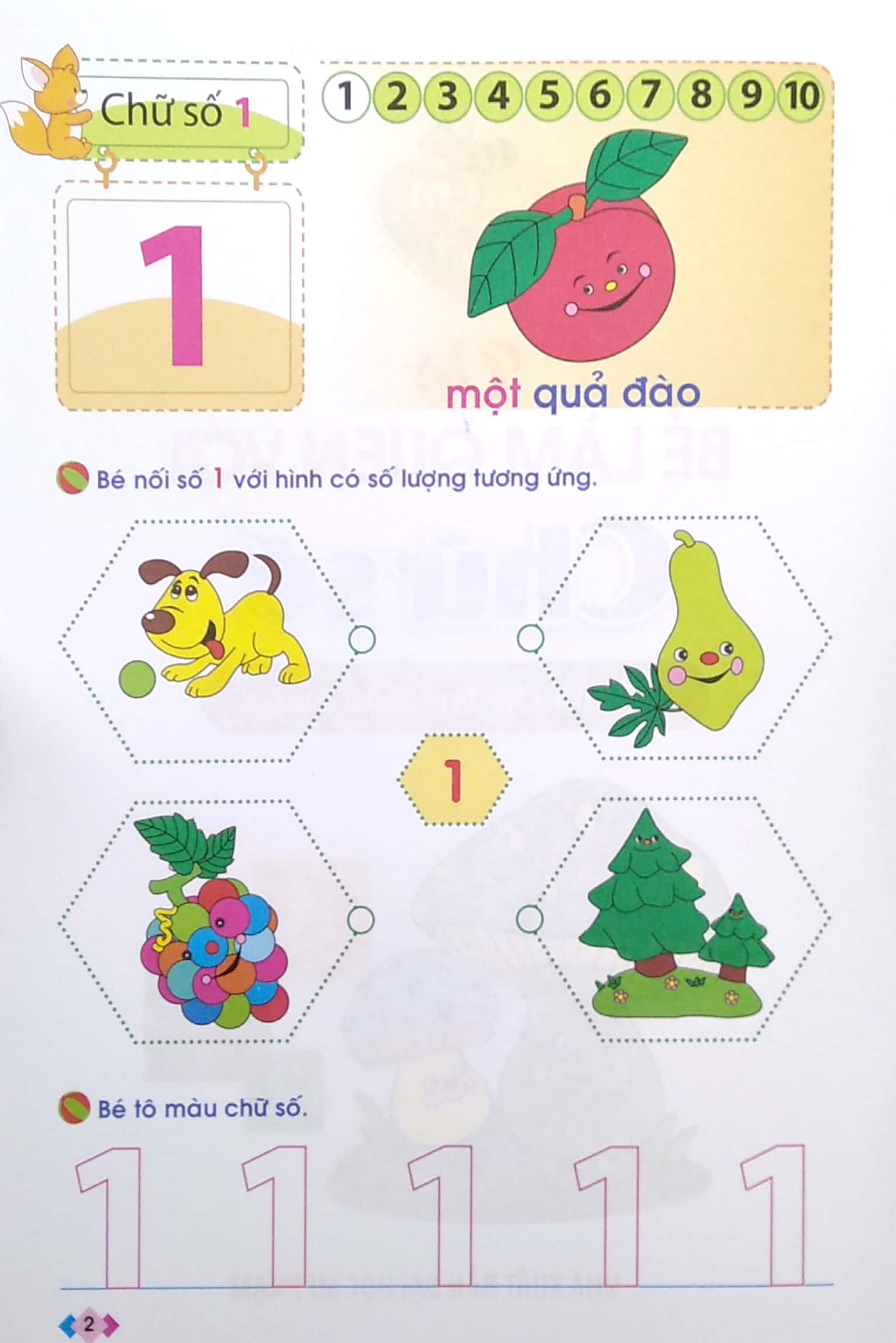 mai em vào lớp 1 - vở bé làm quen với chữ số - dành cho trẻ mẫu giáo - Ảnh 3