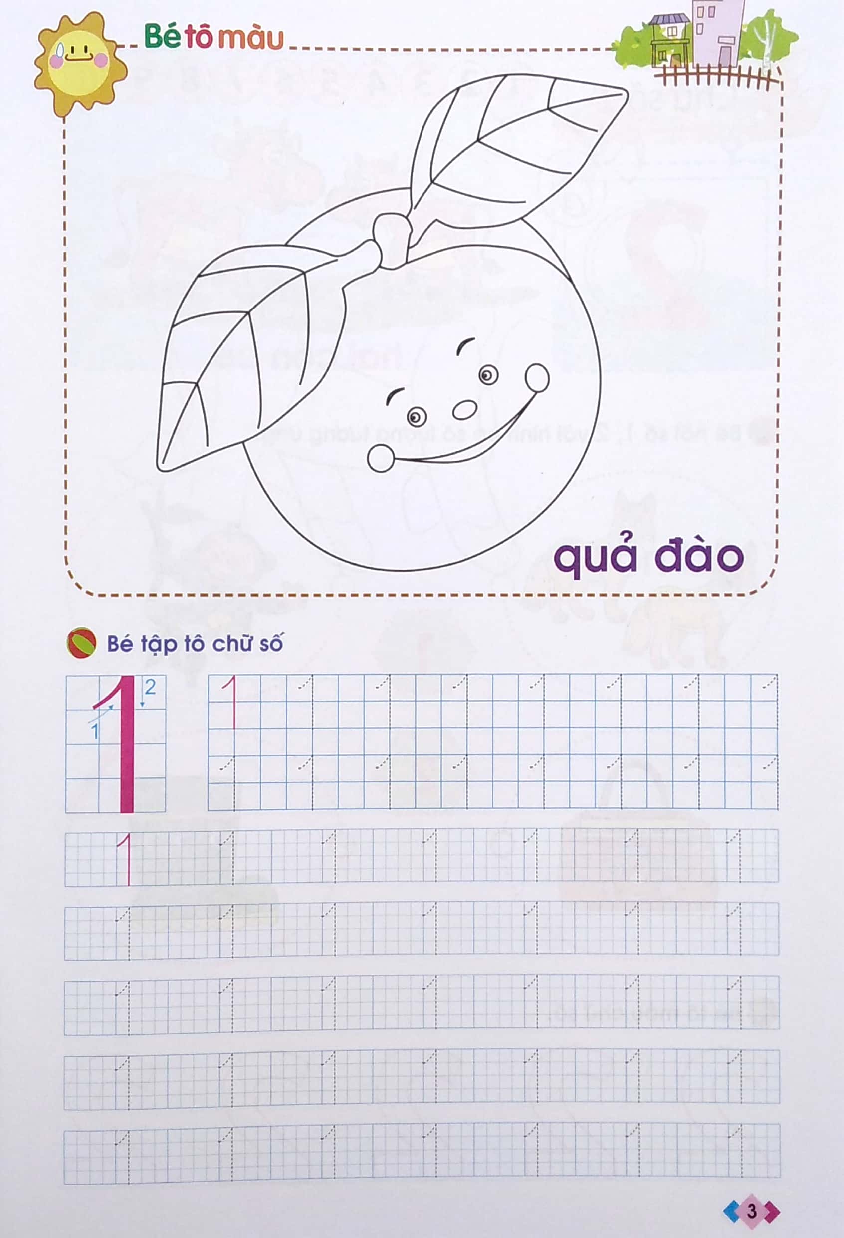 mai em vào lớp 1 - vở bé làm quen với chữ số - dành cho trẻ mẫu giáo - Ảnh 4