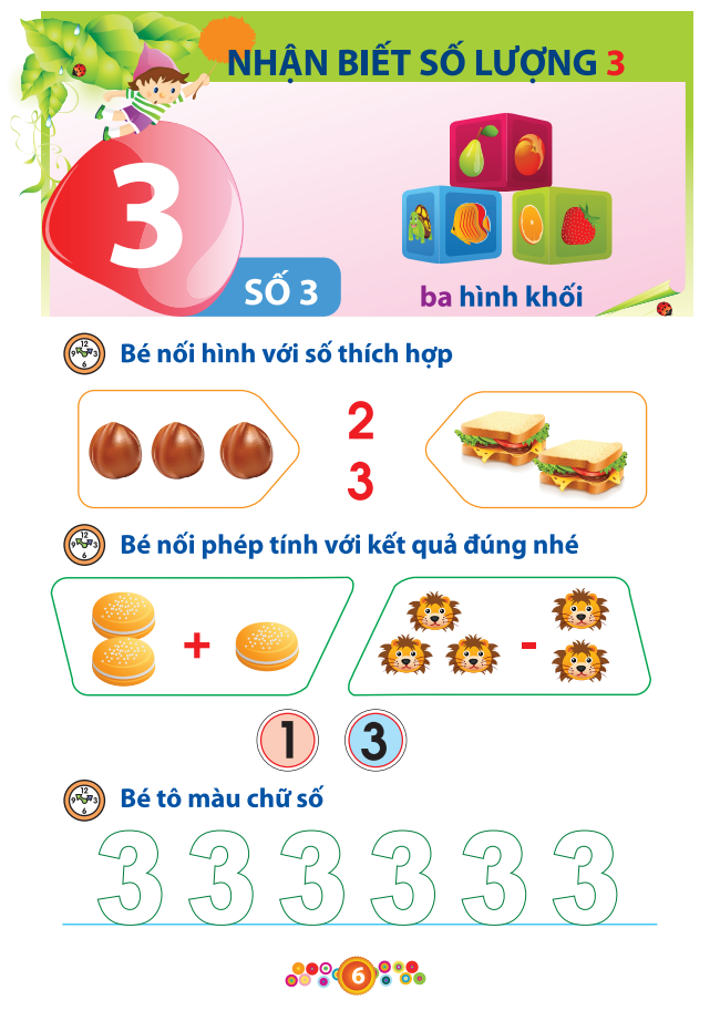 mai em vào lớp 1 - vở bé làm quen với toán (dành cho bé từ 4-5 tuổi) (tái bản 2021) - Ảnh 7