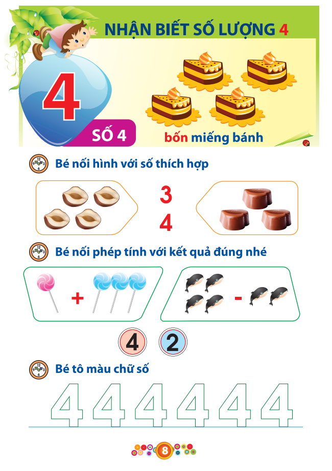 mai em vào lớp 1 - vở bé làm quen với toán (dành cho bé từ 4-5 tuổi) (tái bản 2021) - Ảnh 9