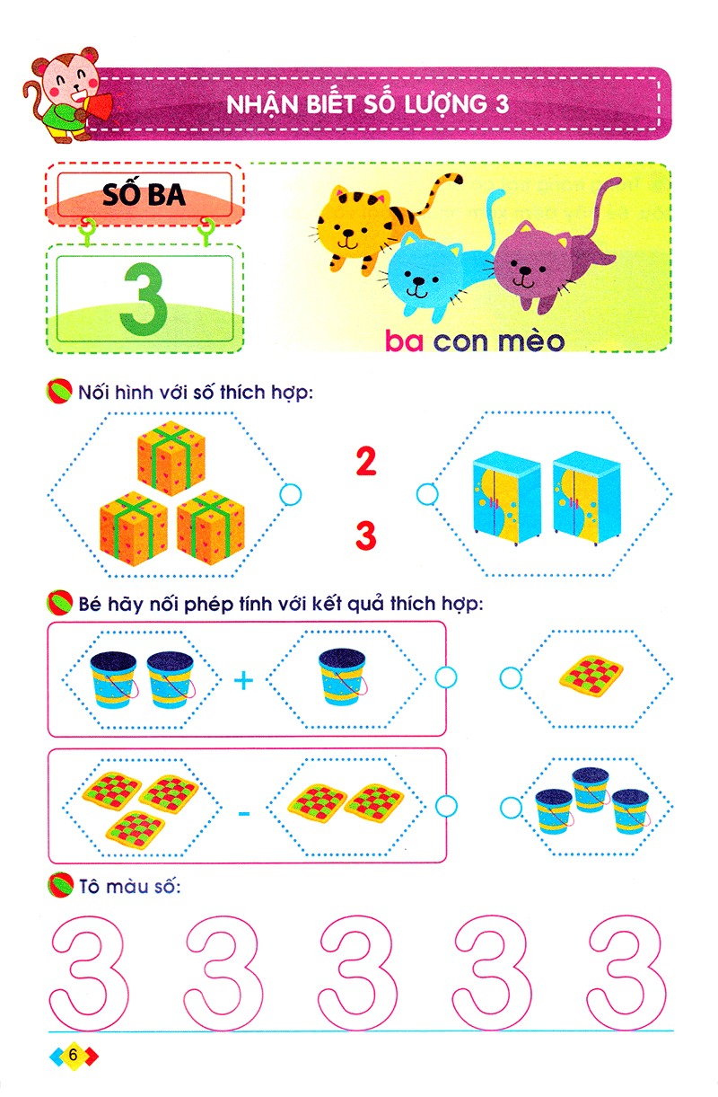 mai em vào lớp 1 - vở bé làm quen với toán - dành cho trẻ mẫu giáo (tái bản 2024) - Ảnh 6