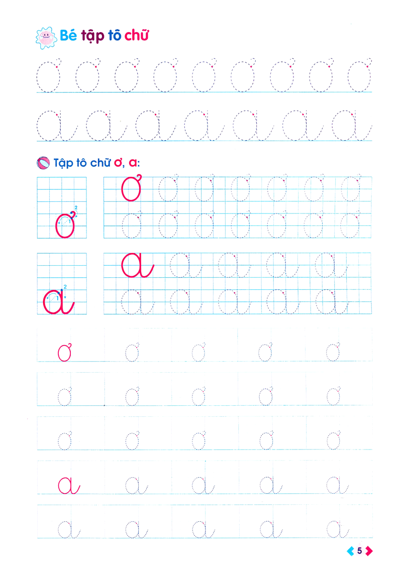 mai em vào lớp 1 - vở tập tô chữ mẫu giáo (dành cho trẻ 5 - 6 tuổi) - Ảnh 6