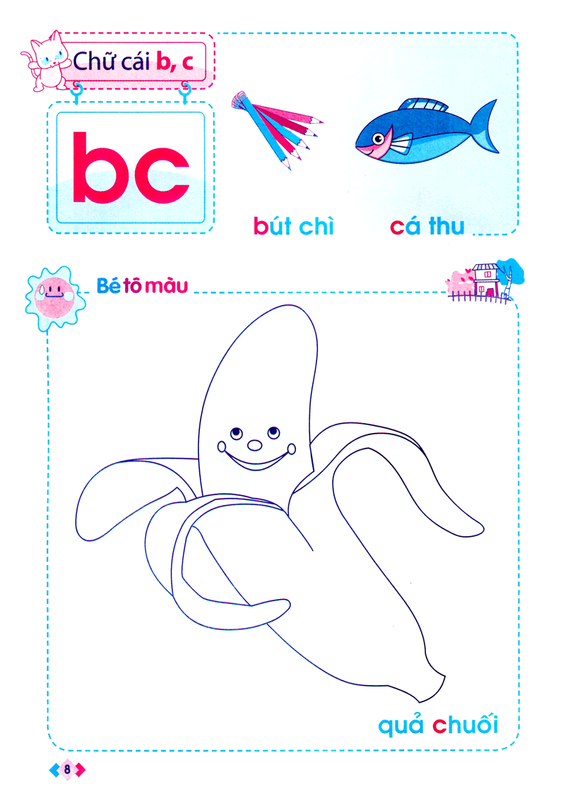 mai em vào lớp 1 - vở tập tô chữ mẫu giáo (dành cho trẻ 5 - 6 tuổi) - Ảnh 9