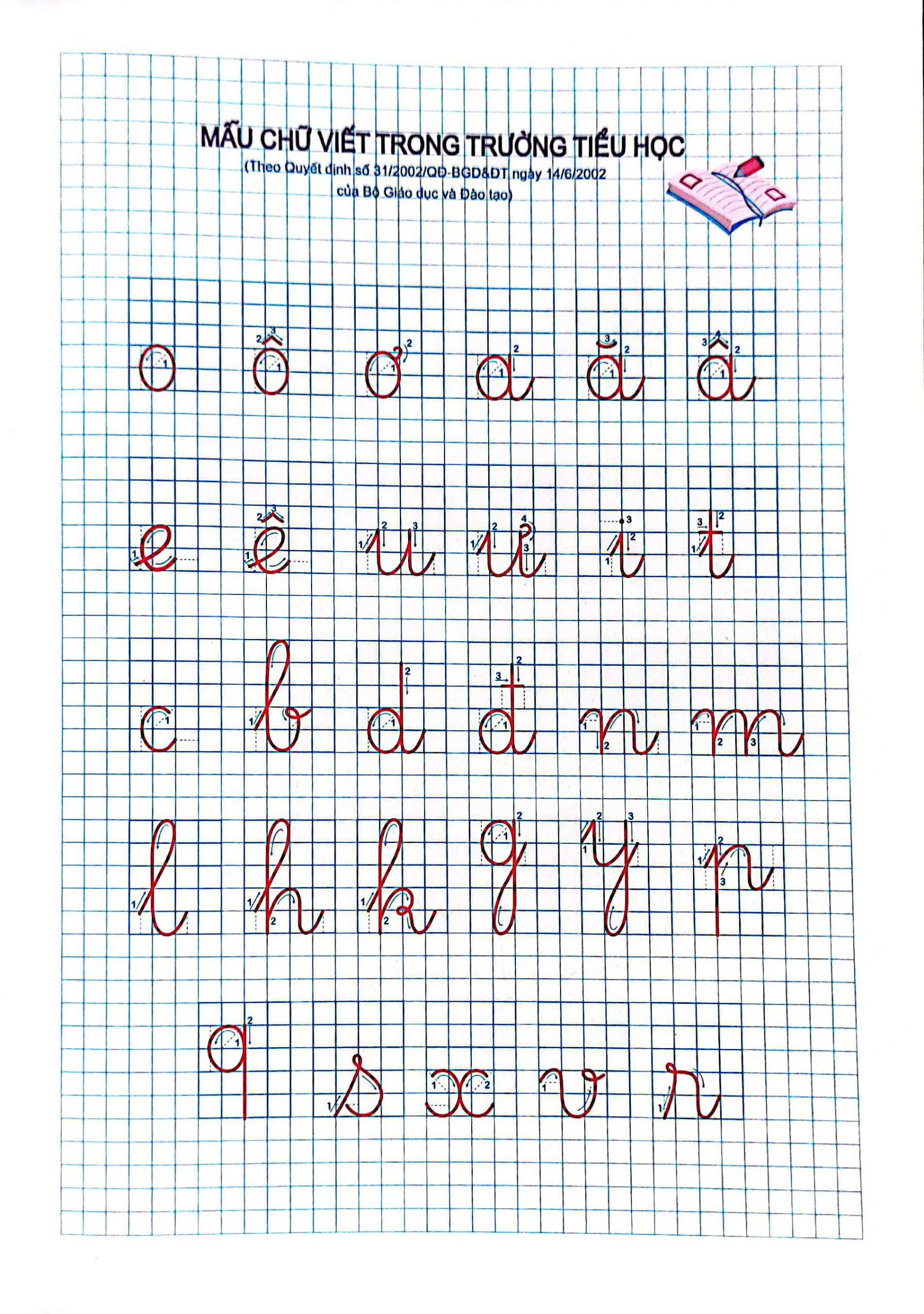 mai em vào lớp 1 - vở tập tô chữ mẫu giáo (dành cho trẻ 5-6 tuổi) (tái bản 2024) - Ảnh 6