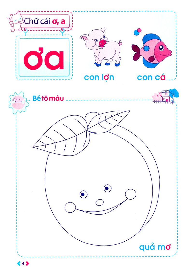mai em vào lớp 1 - vở tập tô chữ mẫu giáo (dành cho trẻ 5-6 tuổi) (tái bản 2024) - Ảnh 9
