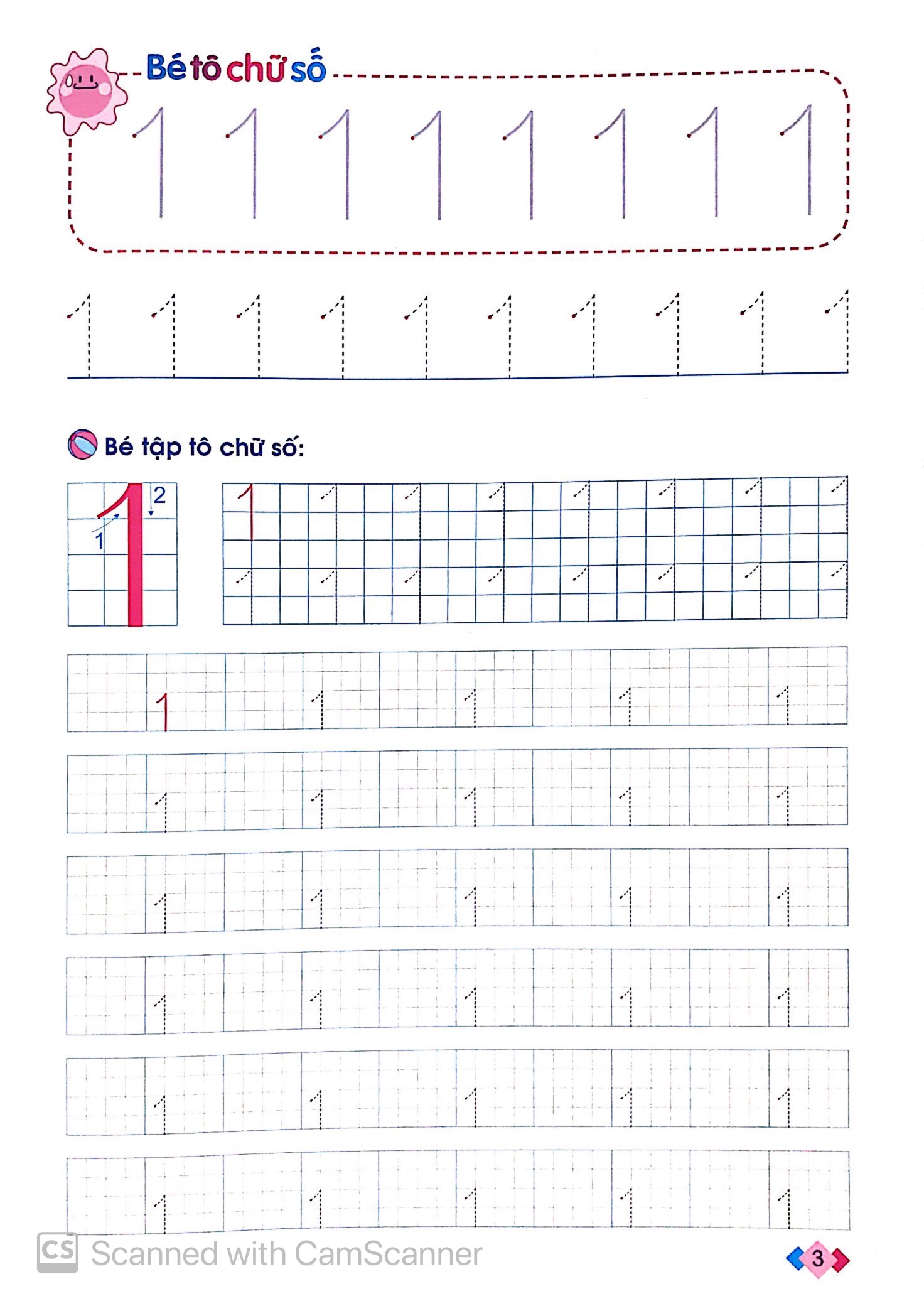 mai em vào lớp 1 - vở tập tô chữ số (dành cho trẻ 5-6 tuổi) (tái bản 2024) - Ảnh 3