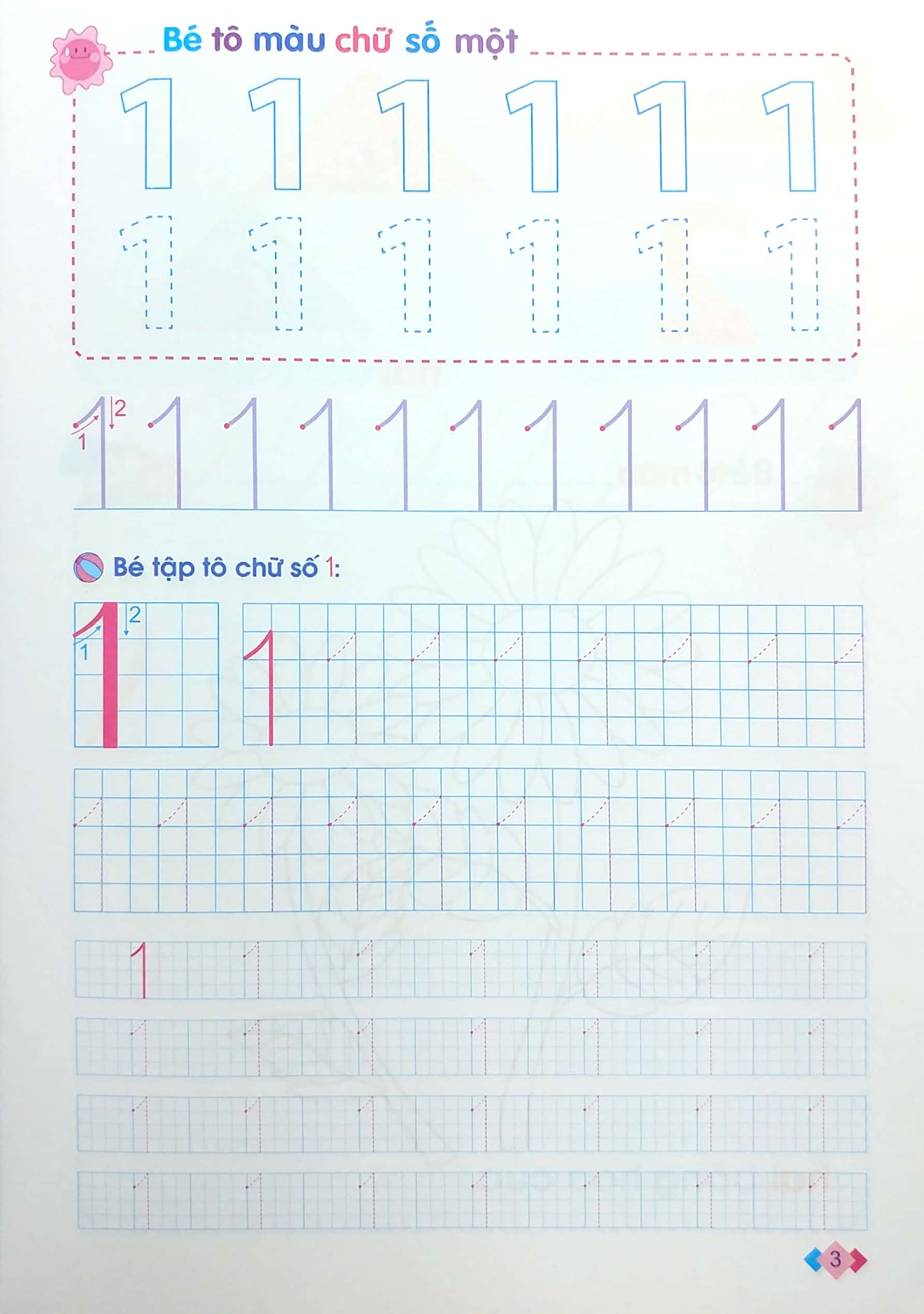 Mai Em Vao Lop 1 - Vo Tap To Chu So (Danh Cho Tre Mau Giao) - Ảnh 3