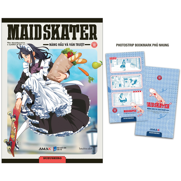 Maid Skater - The Skateboard Is A Symbol Of The Maid - Nàng Hầu Và Ván Trượt - Tặng Kem Bìa Áo + Photostrip Bookmark
