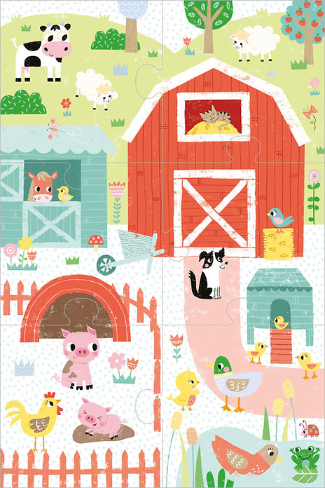 make and play jigsaw book: farm friends - Ảnh 4