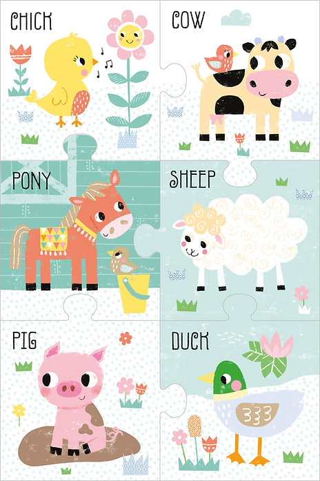 make and play jigsaw book: farm friends - Ảnh 5