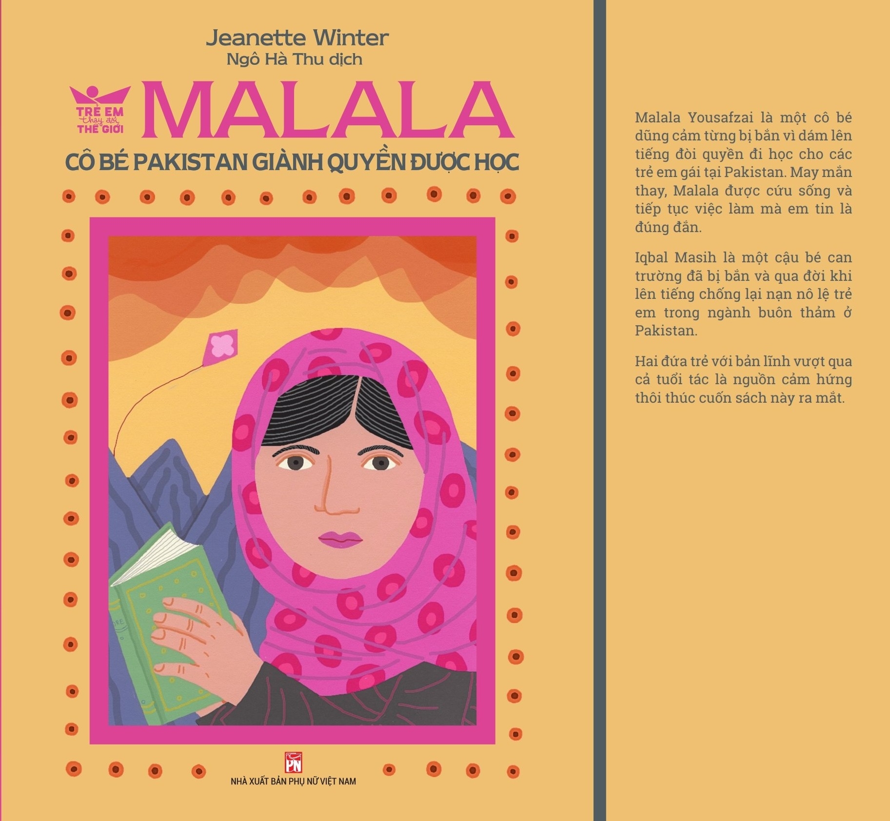 malala - cô bé pakistan giành quyền được học và iqbal - cậu bé pakistan lan tỏa tự do - Ảnh 3
