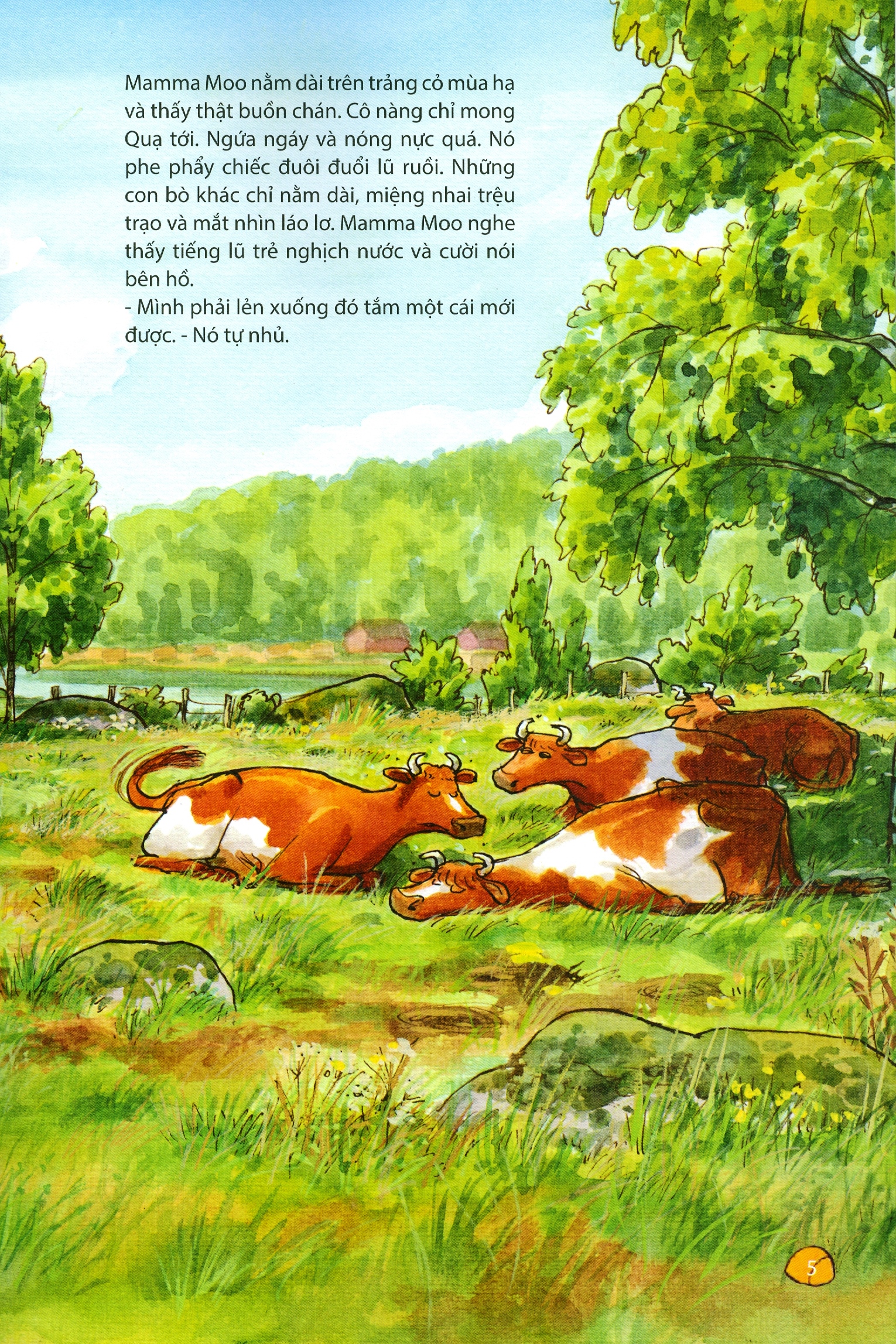 mamma moo và chú quạ rắc rối - mamma moo bị thương - Ảnh 4