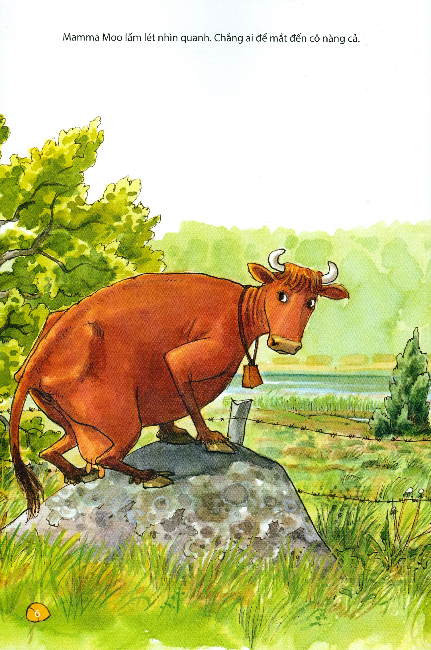 mamma moo và chú quạ rắc rối - mamma moo bị thương - Ảnh 5