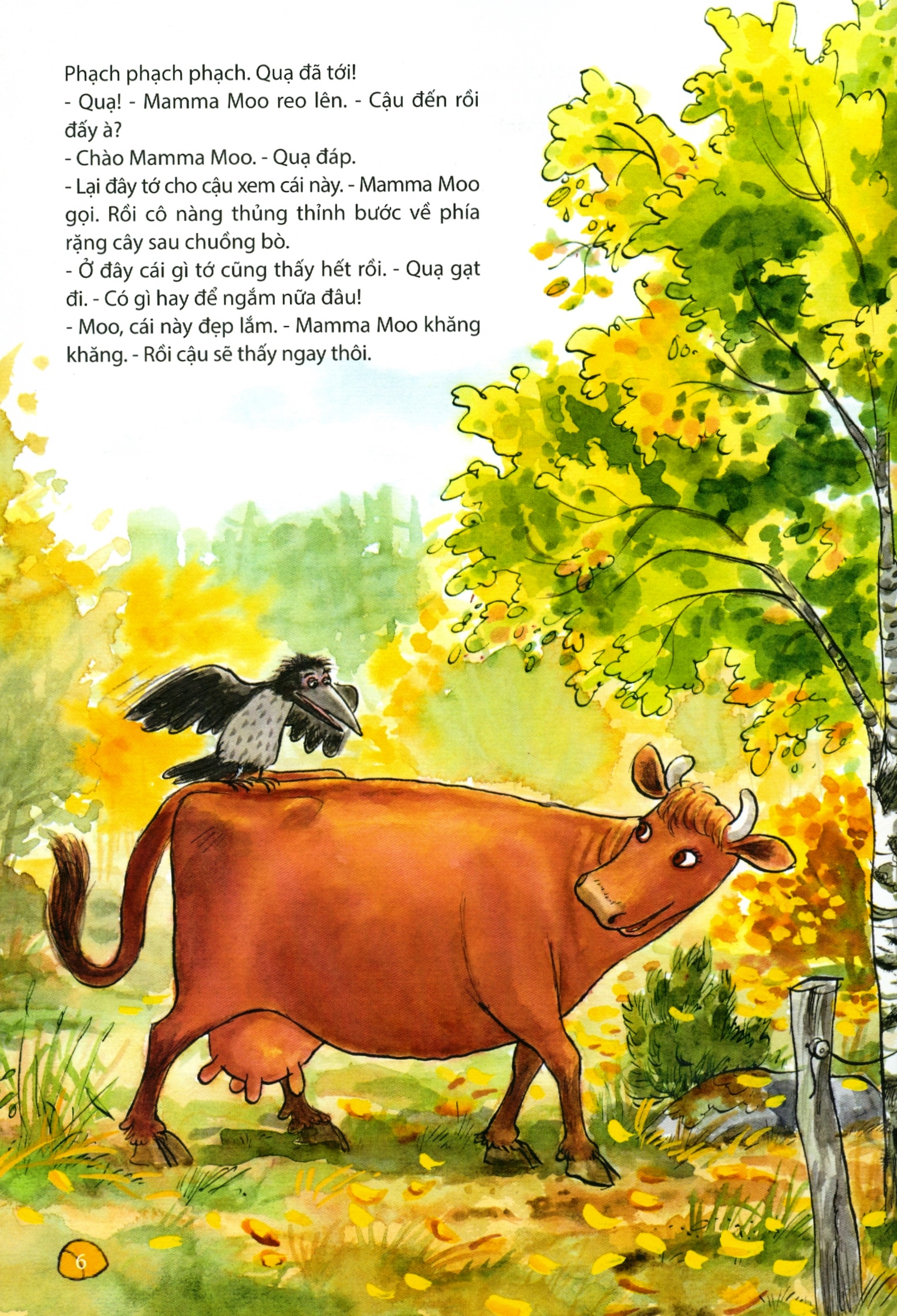 mamma moo và chú quạ rắc rối - mamma moo dựng chòi - Ảnh 5