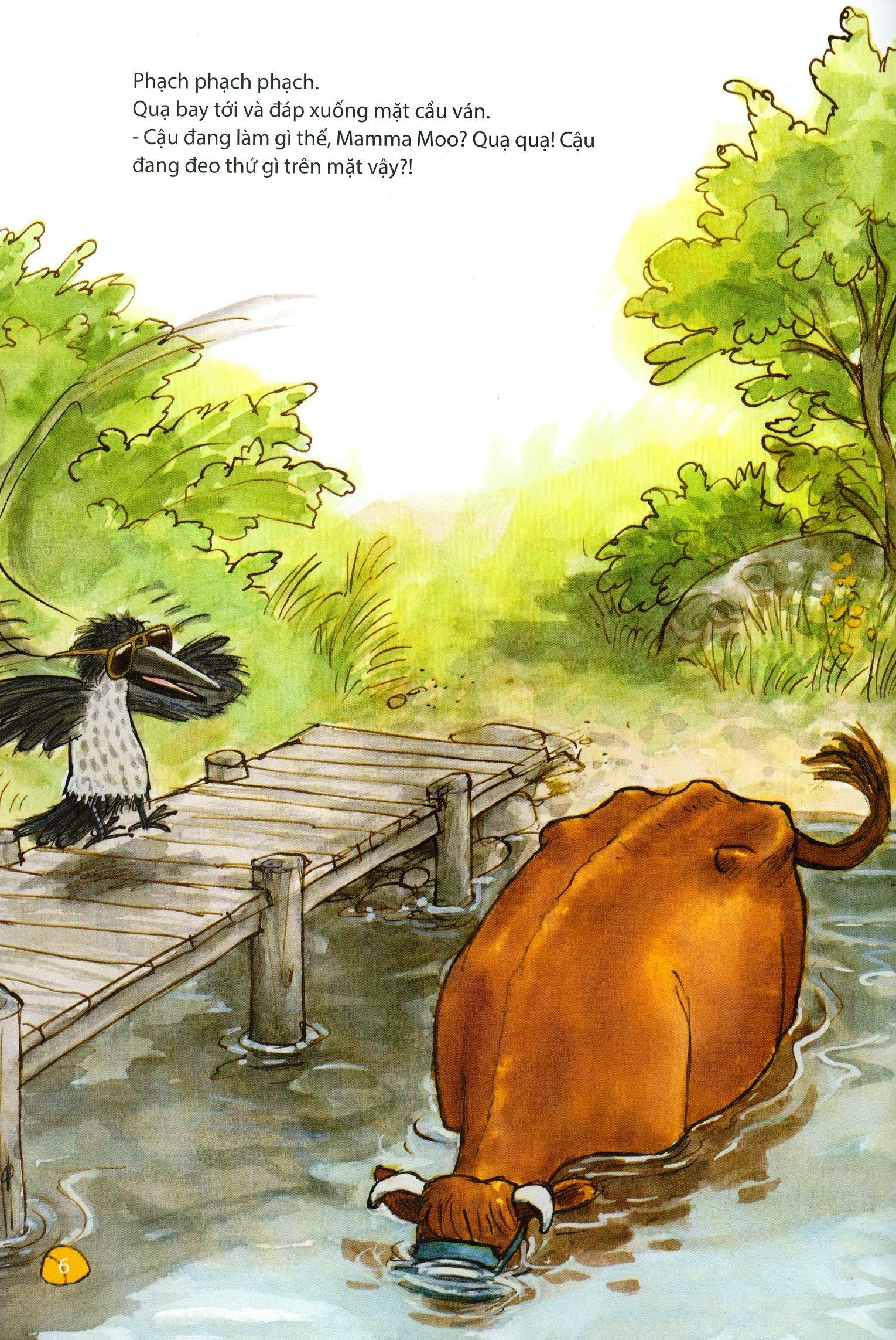mamma moo và chú quạ rắc rối - nhanh lên nào, mamma moo! - Ảnh 5
