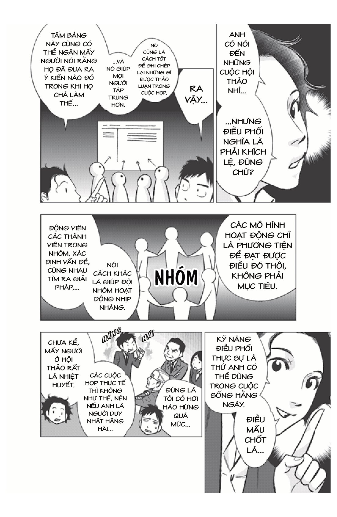 manga for success - mở khóa thành công với manga - leading meetings and teams - dẫn dắt đội nhóm - Ảnh 15