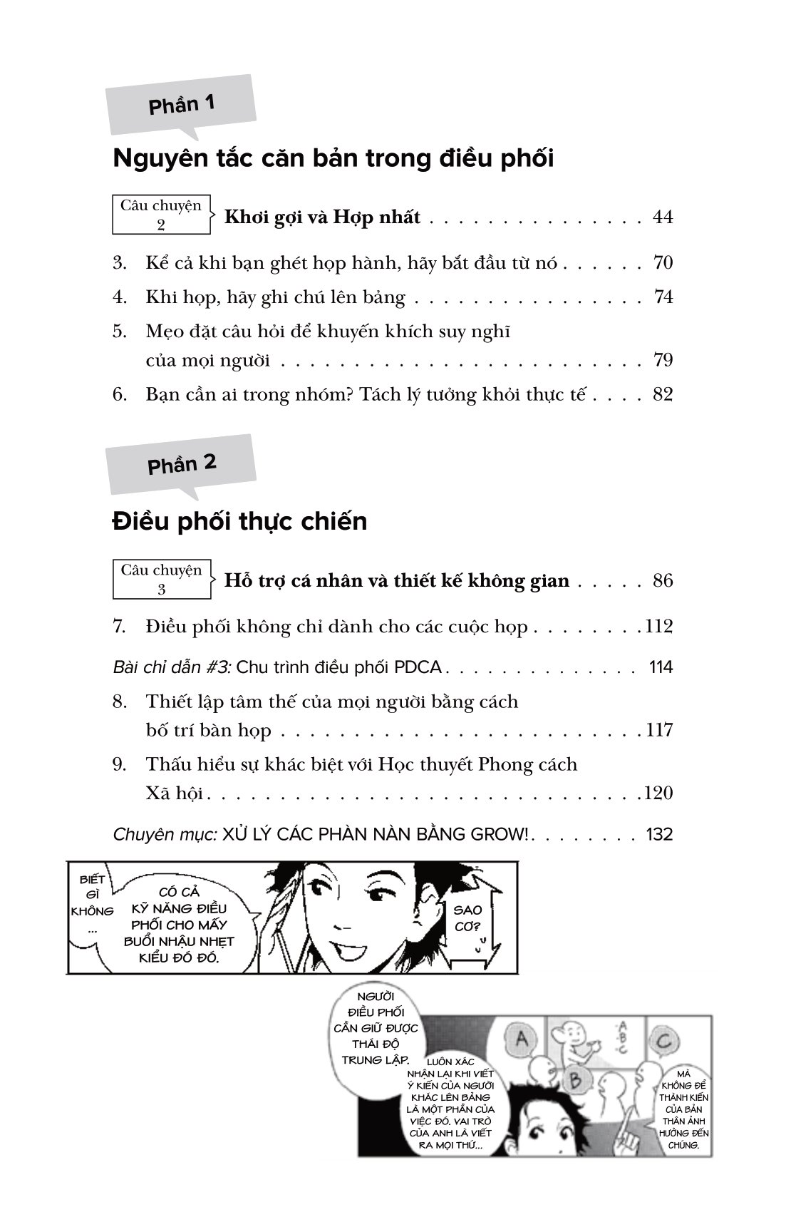 manga for success - mở khóa thành công với manga - leading meetings and teams - dẫn dắt đội nhóm - Ảnh 5
