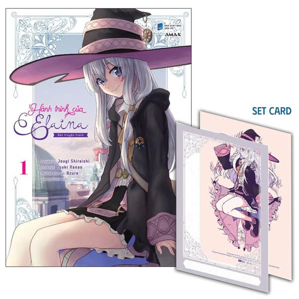 [Manga] Hanh Trinh Cua Elaina - Tap 1 - Tang Kem 01 Postcard Giay Va Khung Card PVC