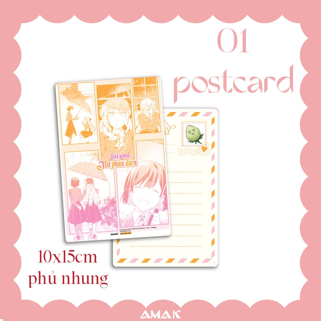 [manga] tôi yêu nữ phản diện - tập 2 - tặng kèm 1 bìa áo rời phủ uv + 1 postcard hai mặt + 2 thẻ bài poker + 1 standee pvc bập bênh - Ảnh 4