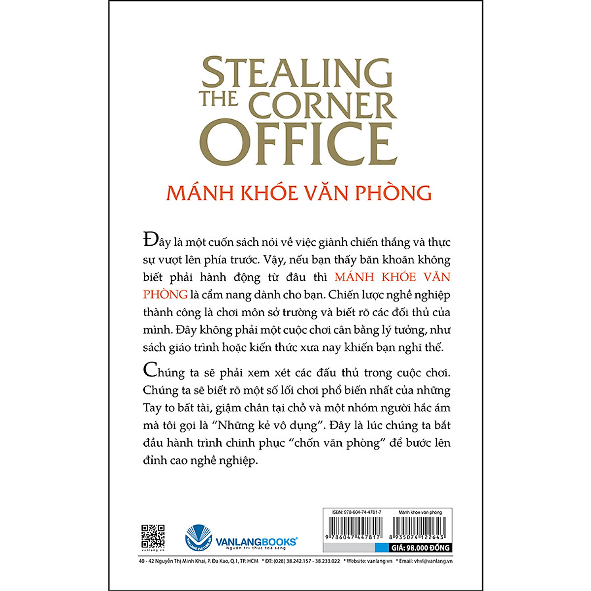 mánh khóe văn phòng - stealing the corner office - Ảnh 3