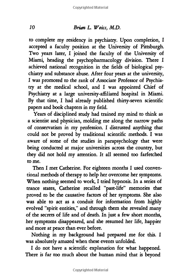 many lives, many masters: the true story of a prominent psychiatrist, his young patient, and the past-life therapy that changed both their lives - Ảnh 5