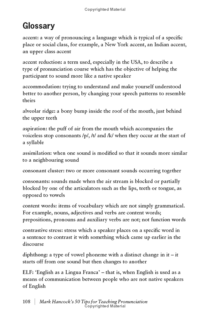 mark hancockℹs 50 tips for teaching pronunciation - pocket editions - Ảnh 19