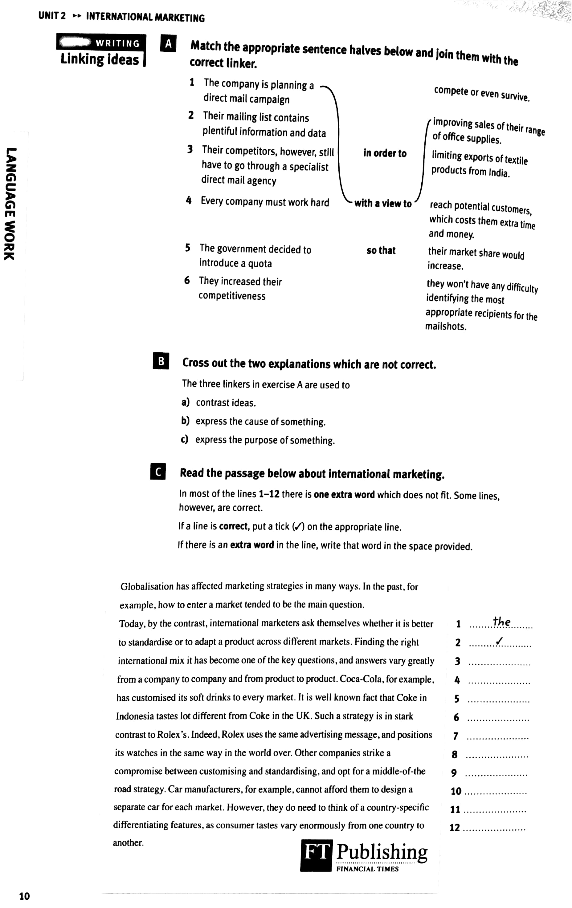 market leader 3rd edition upper intermediate practice file & practice file cd pack - Ảnh 8