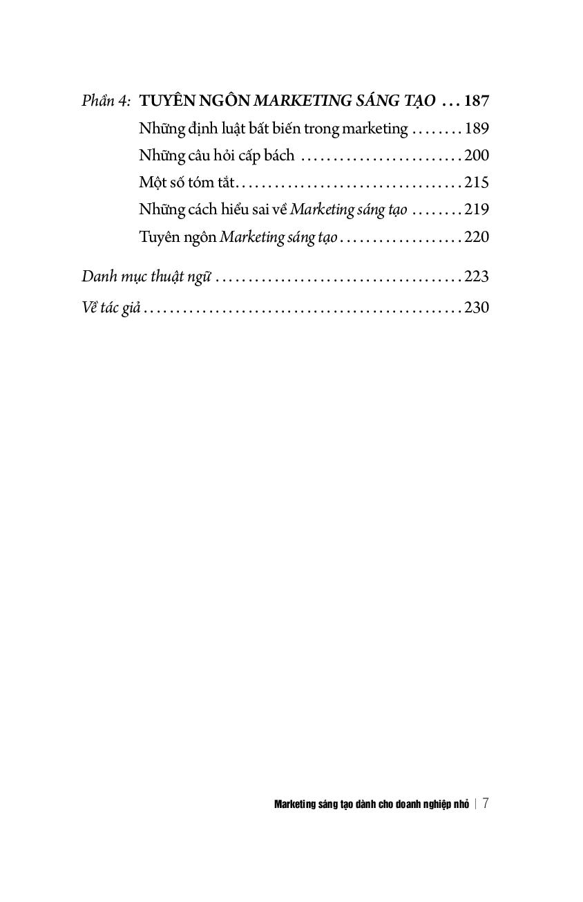 marketing sáng tạo dành cho doanh nghiệp nhỏ (tái bản 2018) - Ảnh 4